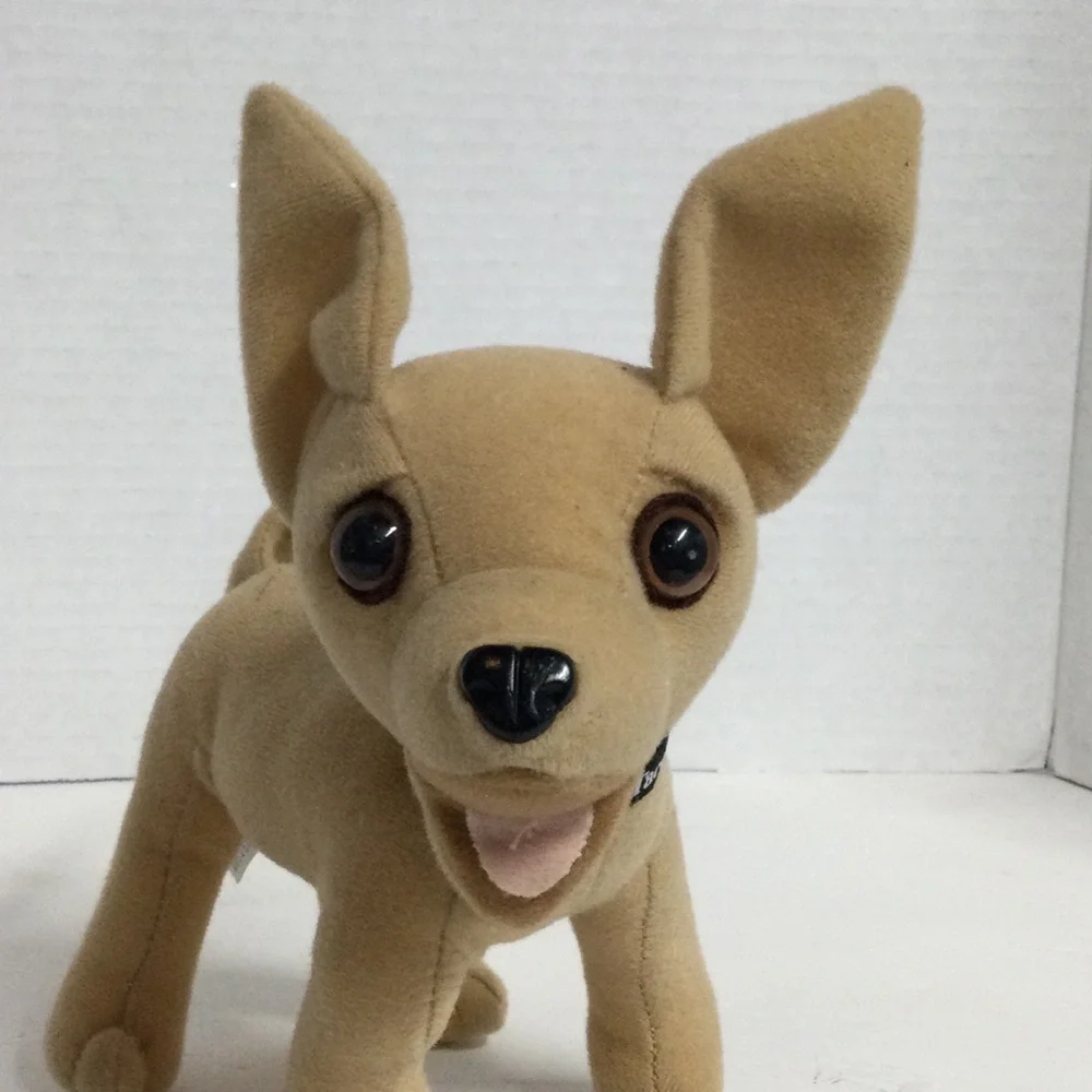 Applause Yo Quiero Taco Bell Chihuahua Tan Plush Dog Toy Does Not Talk VTG